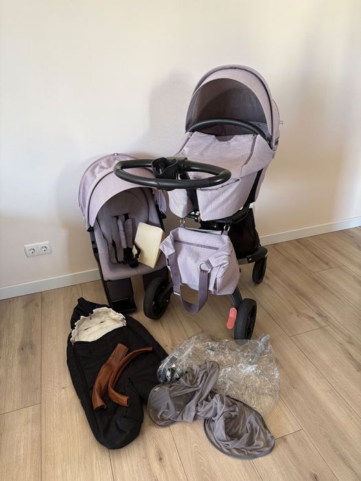 Візочок коляска Stokke Xplory V6 2в 1 brushed lilac