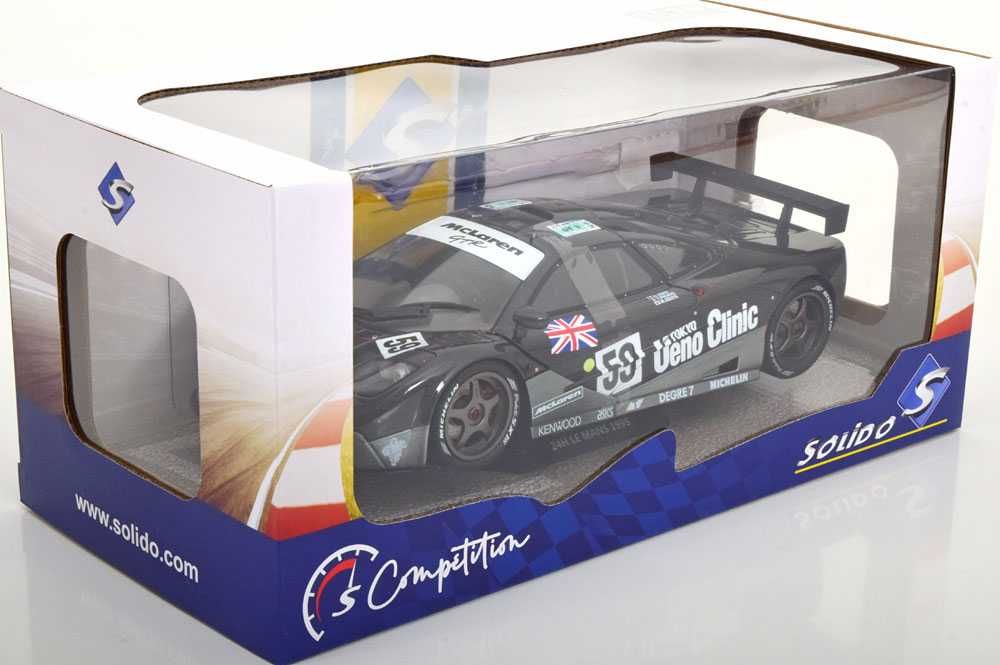 McLaren F1 GTR #59 Vencedor 24h Le Mans 1995  - 1/18 - Solido