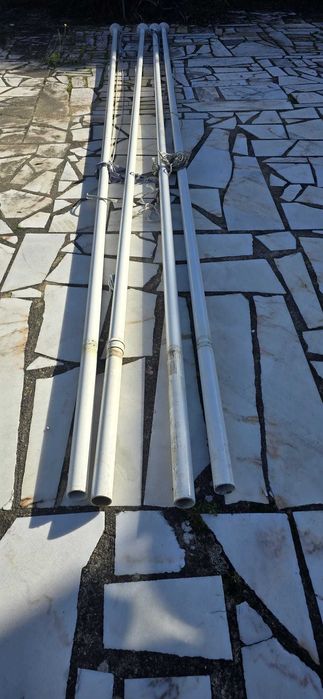 Mastros para bandeiras com cerca de 6.60 mt