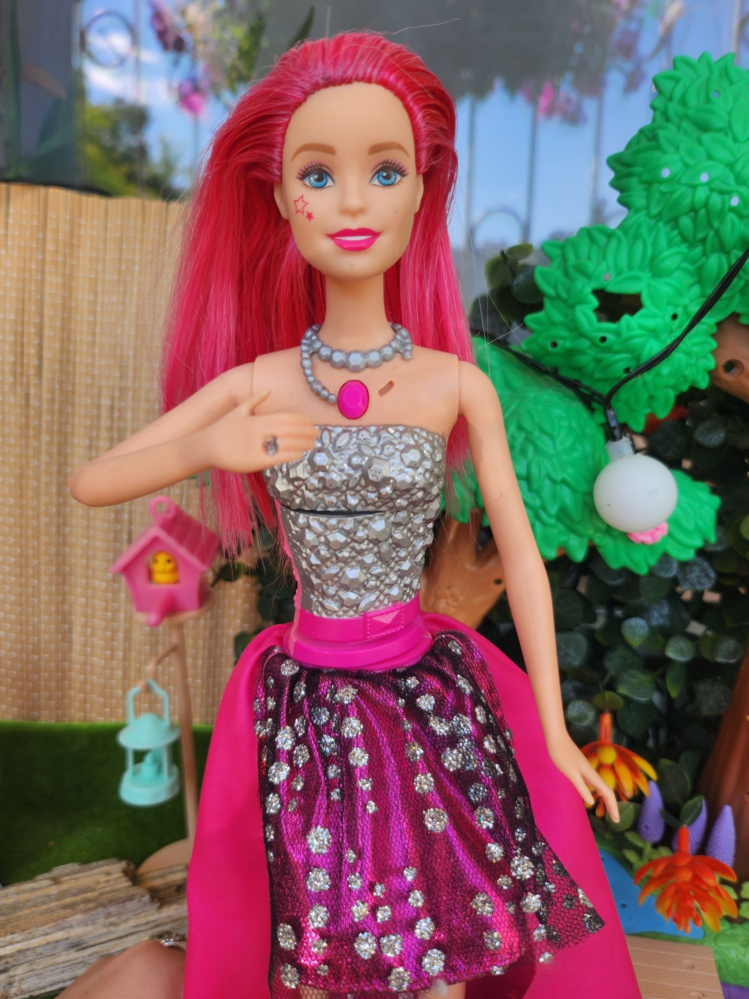 Lalka Barbie mattel tęczowe włosy lalki laleczka Barbi