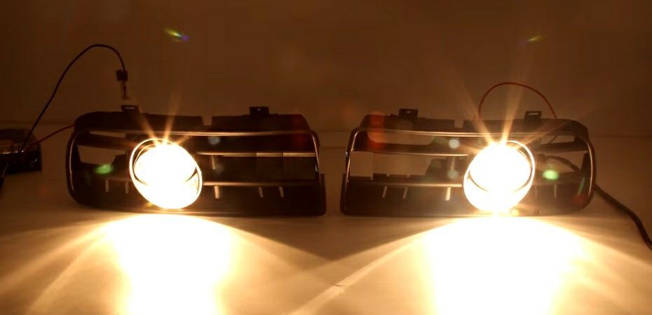 Противотуманки туманки Галогенки решетка в бампер Гольф 4 Golf 4