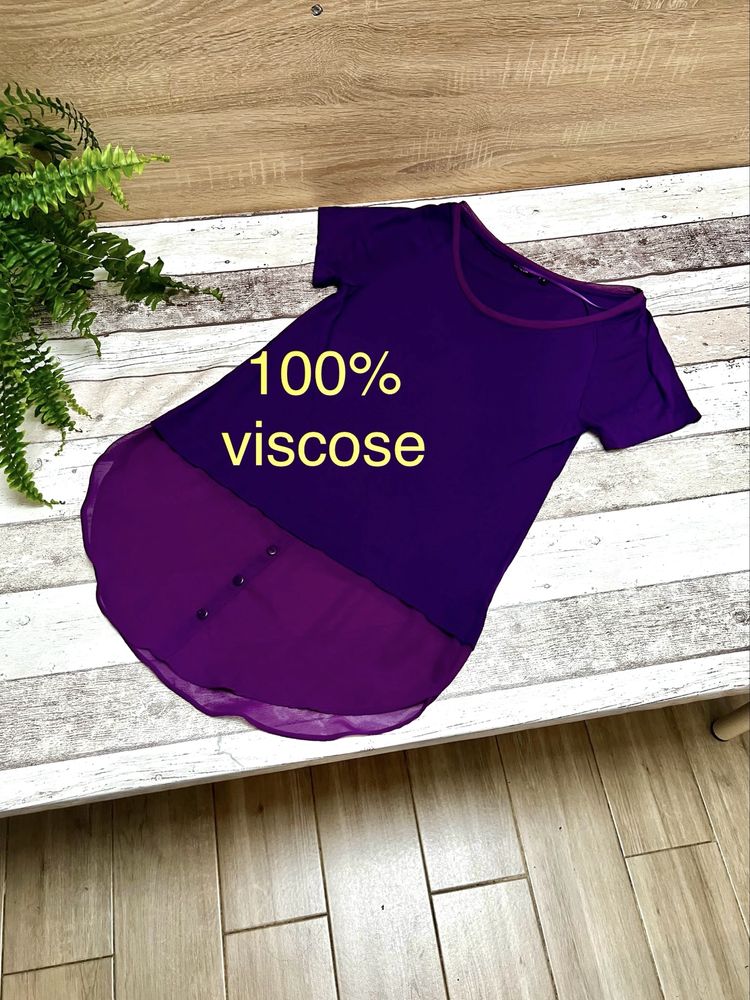 Bluzka z wiskozy, rozmiar S 36