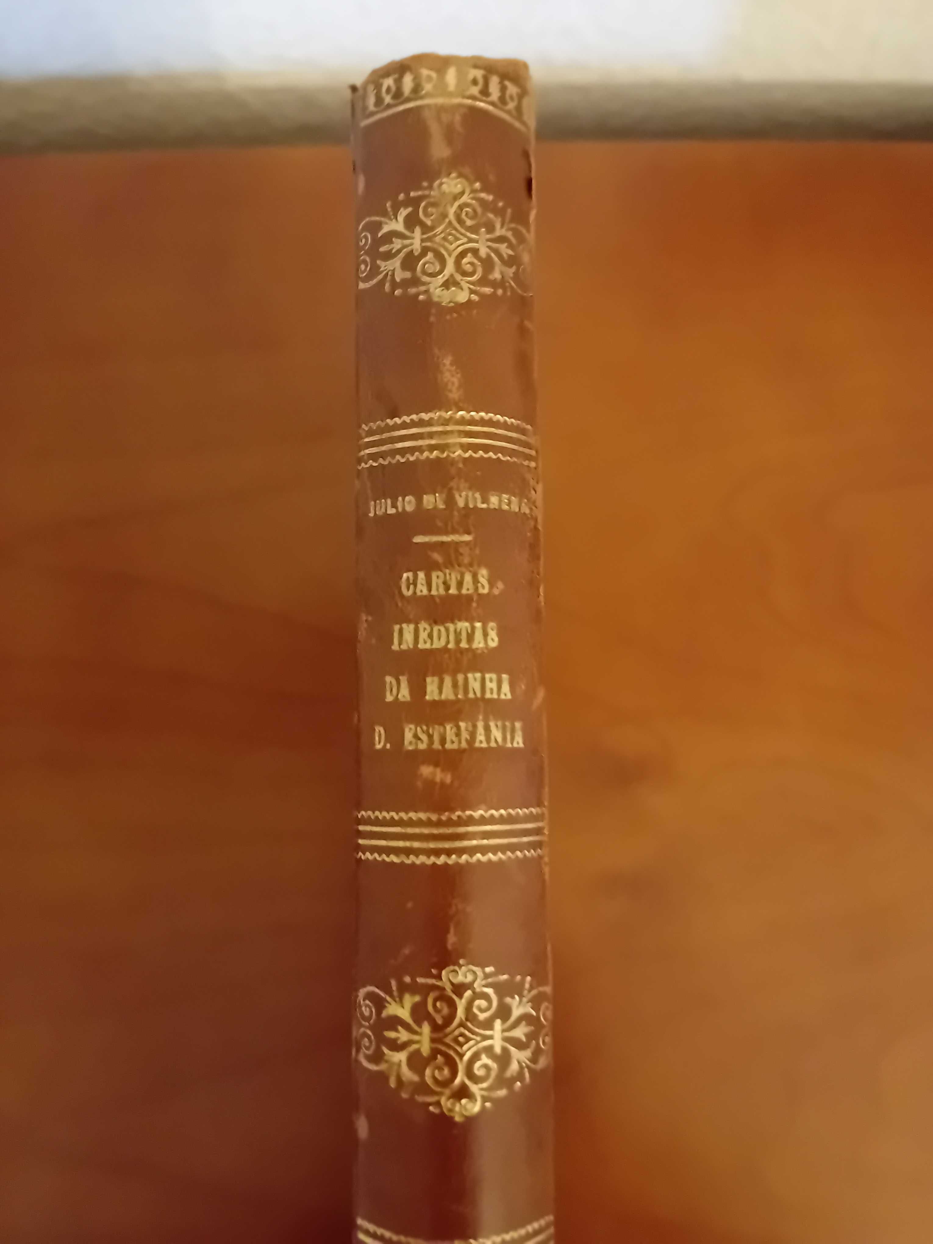 Livro Antigo - (1922) - Cartas Inéditas da Rainha D. Estefânia