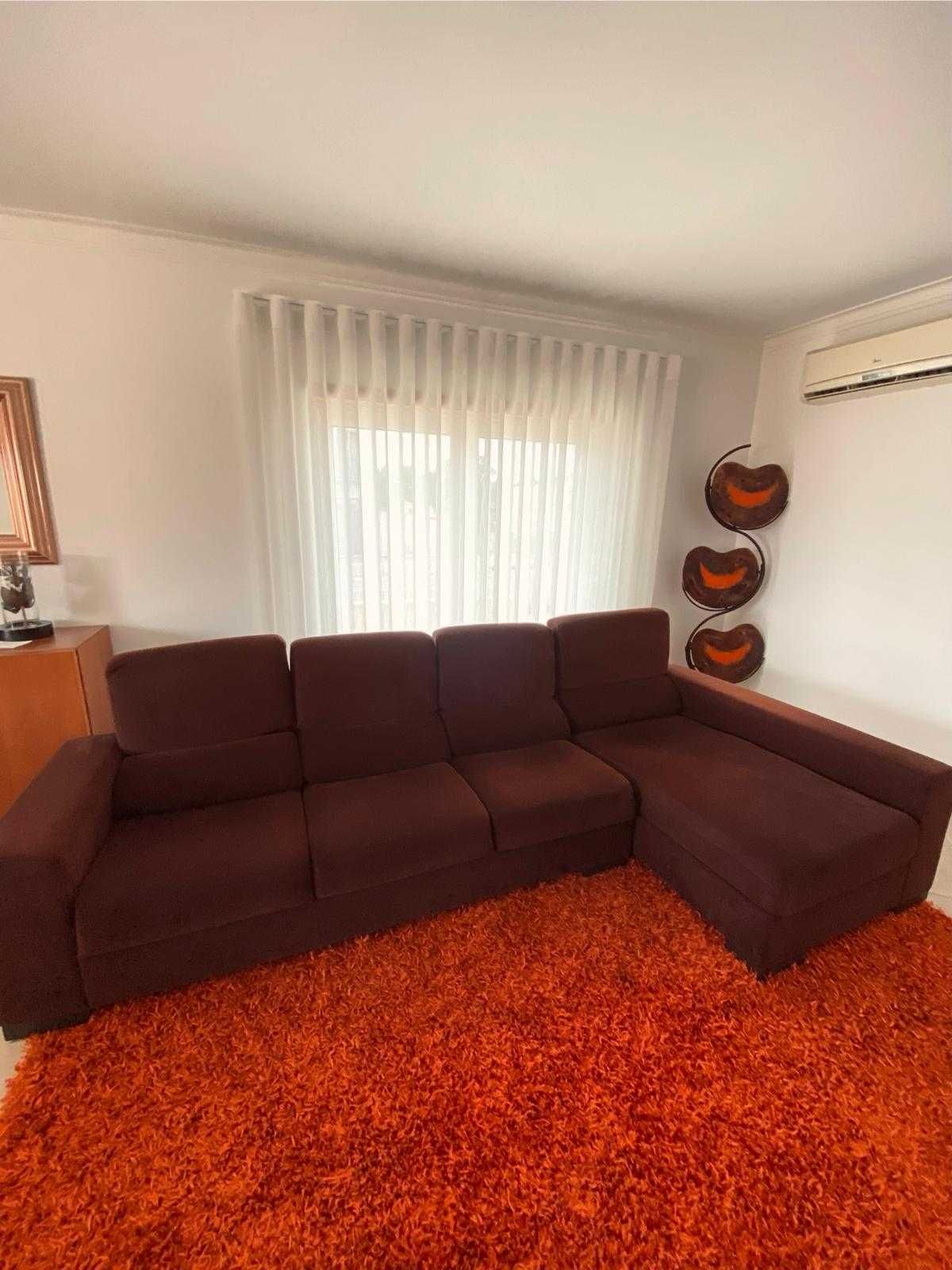 Sofá 3 lugares + Chaise Longue