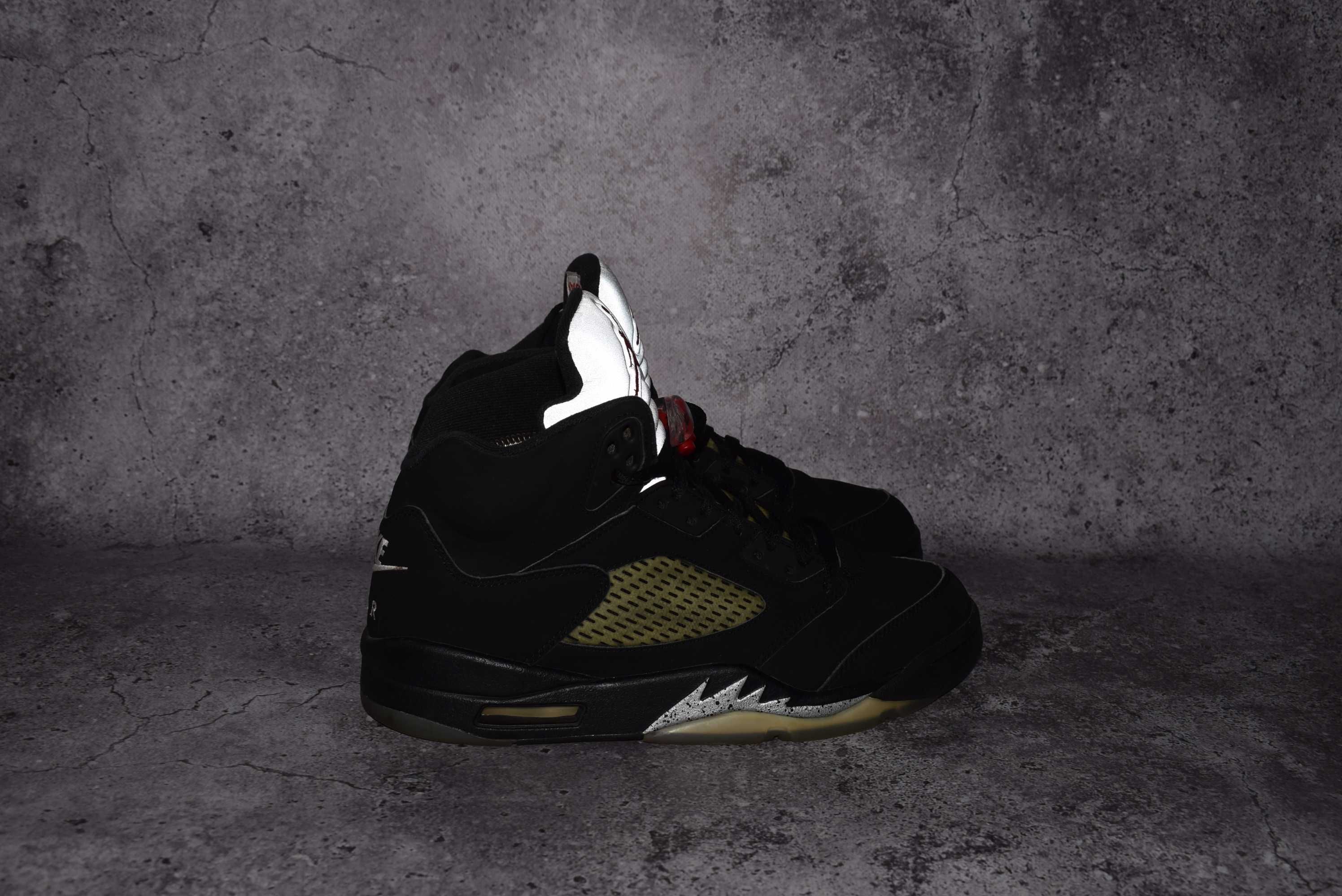 Air Jordan 5 Retro Black Metallic (Мужские Кроссовки Джордан 4 Nike 6