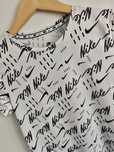 Nike koszulka sportowa damska logowana M