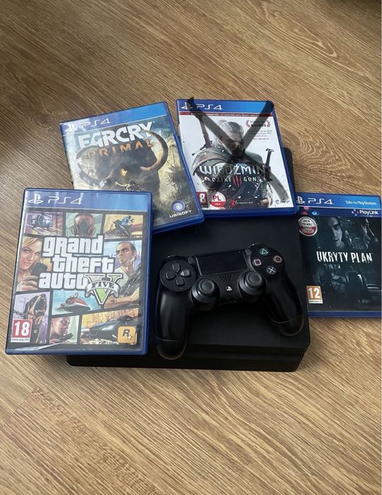 Ps4 slim 500gb + gry