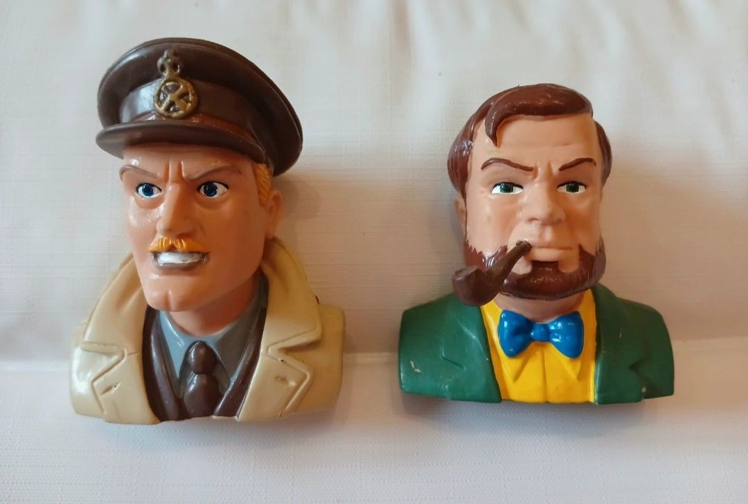 Blake e Mortimer 2 figuras raras bustos
