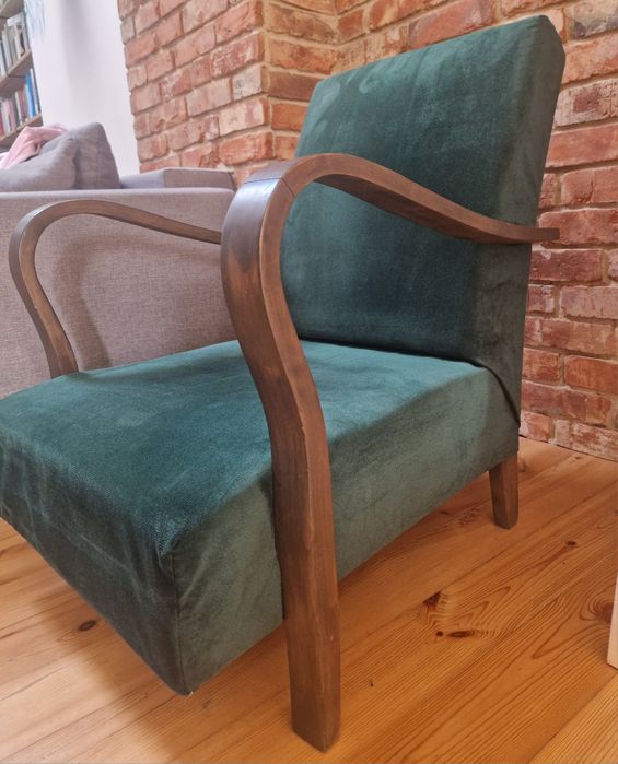 Fotel art deco po renowacji