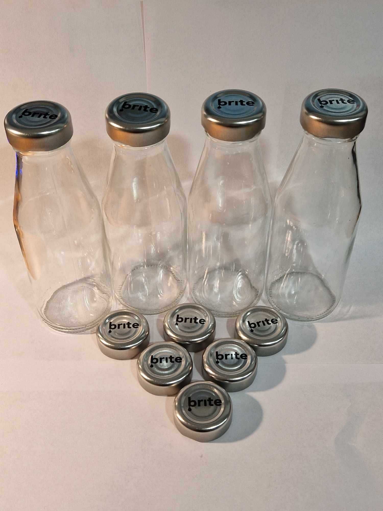 70 x Butelka szklana 200 ml sok cydr + zakrętka srebrna GRATIS