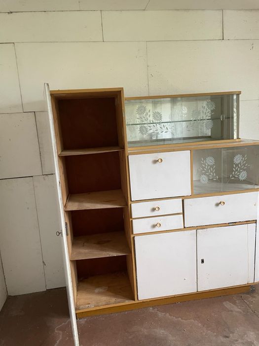 kredens kuchenny PRL lata 60.