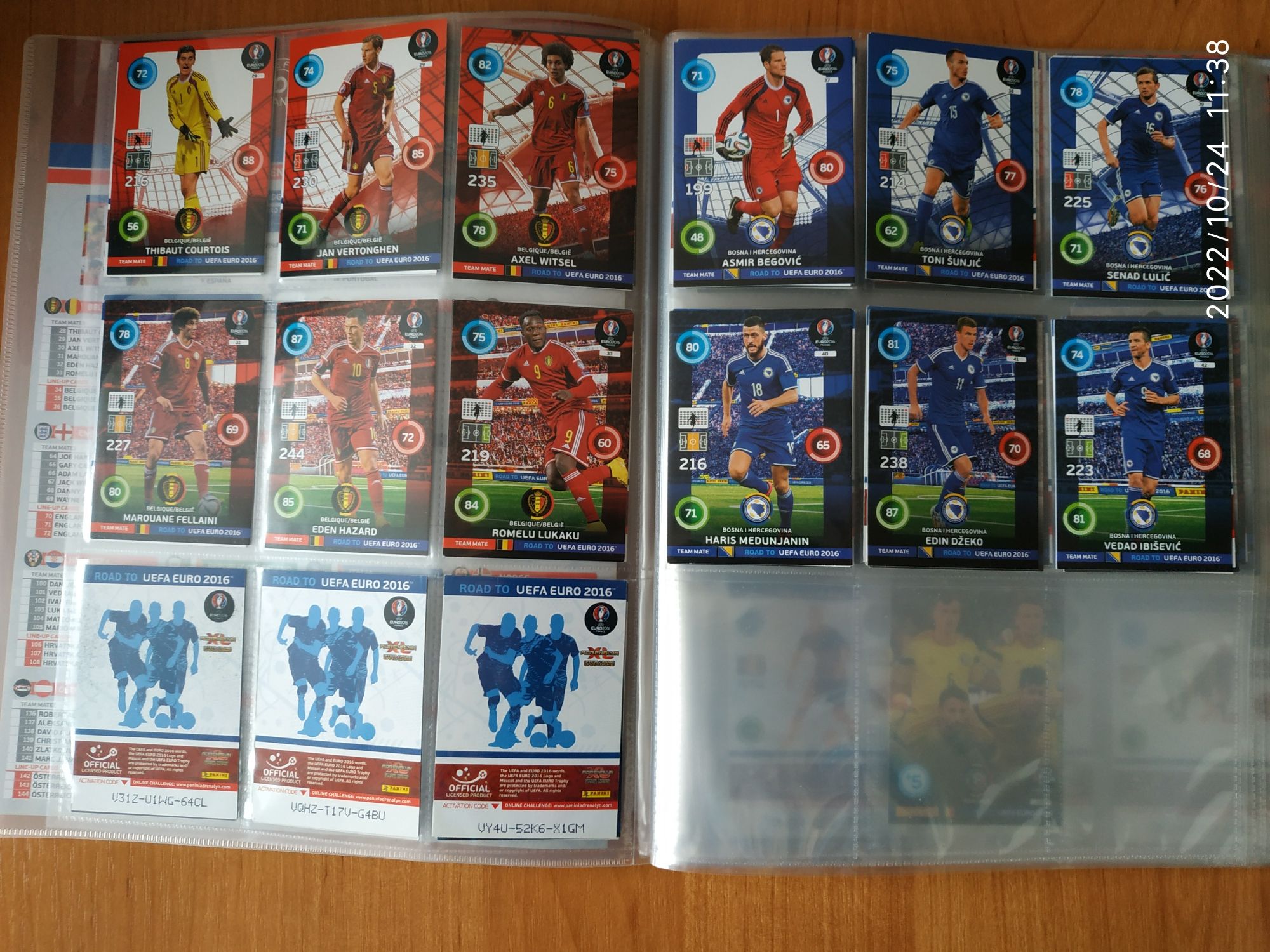 Panini Road to UEFA EURO 2016 - album plus 171 kart