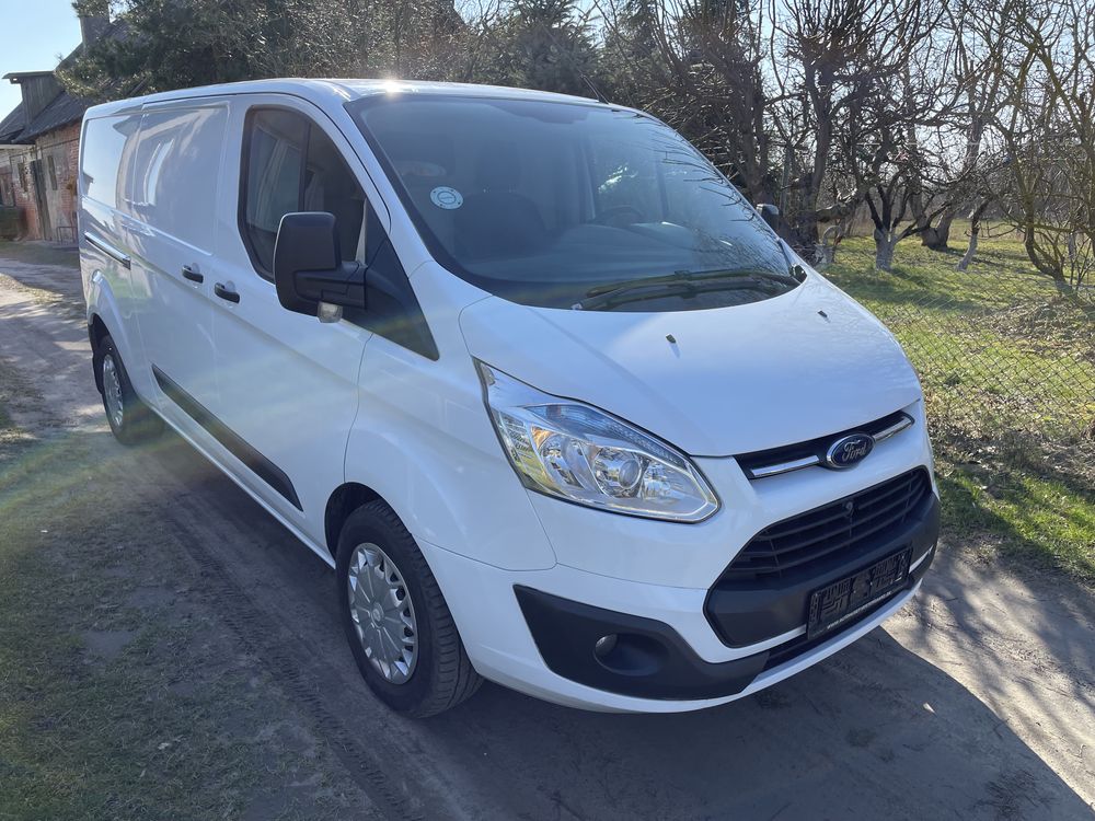 Ford Transit Custom l2 long 2x drzwi klima relingi webasto hak