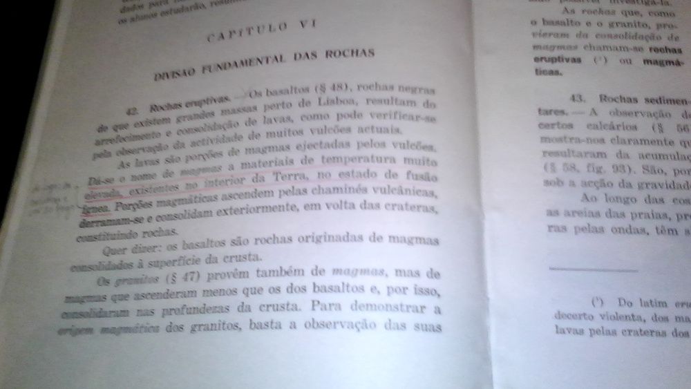 Compêndio de Mineralogia e Geologia, de 1959