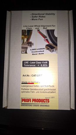 Uniwersalny laser pomiarowy PROFI do łańcucha motocyklowego 396-705