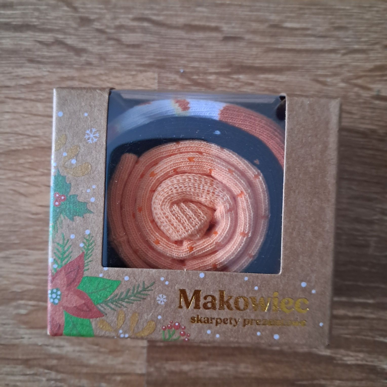 Niwe Skarpety świąteczne śmieszne makowiec soxo
