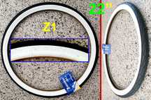 Pneus de bicicleta (roda 22, 24, 27, 27,5 e 29)
