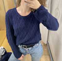 Синий свитер H&M размер S