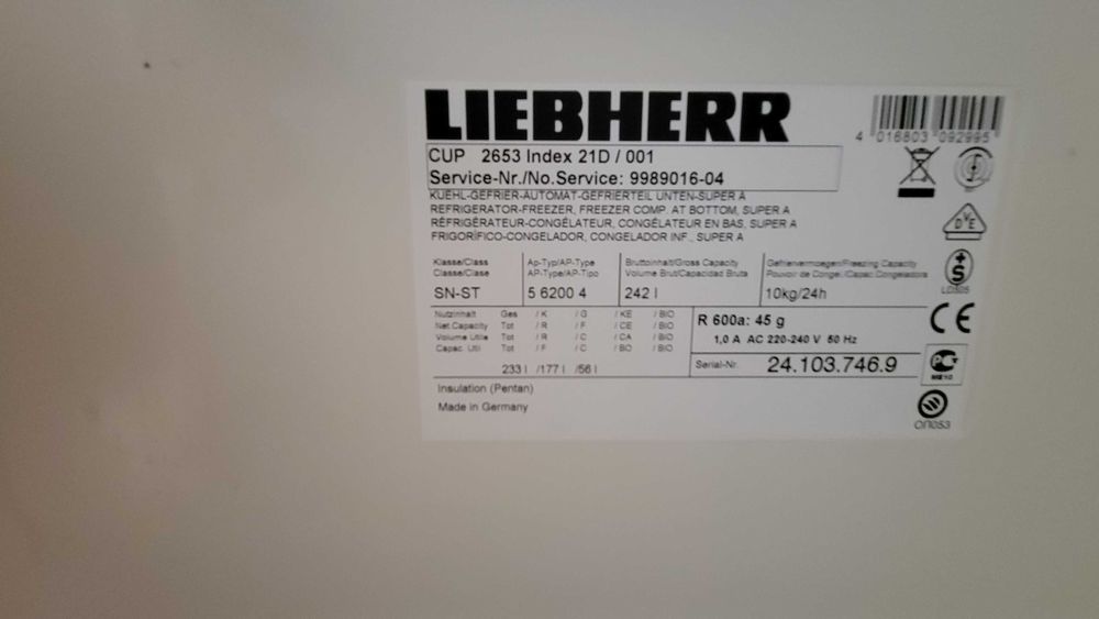 Холодильник Liebherr CUP 2653 21D/001