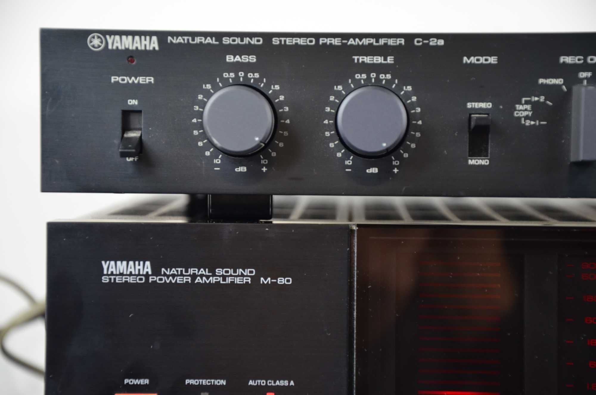 Końcówka Mocy YAMAHA M-80 Przedwzmacniacz C-2a Komplet Hi-End JAPAN