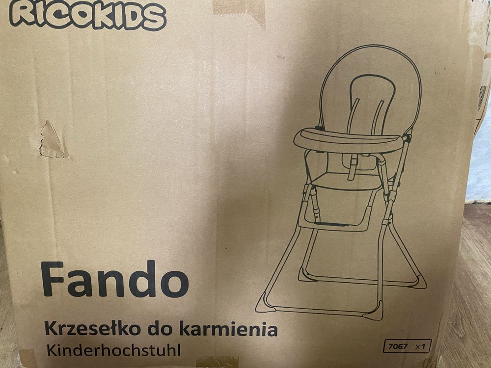 Krzesełko do karmienia ricokids