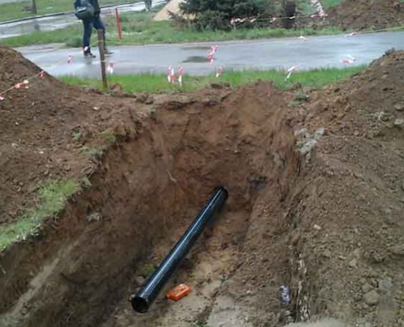 Прокол грунта под землей /дорогой  до 110трубы