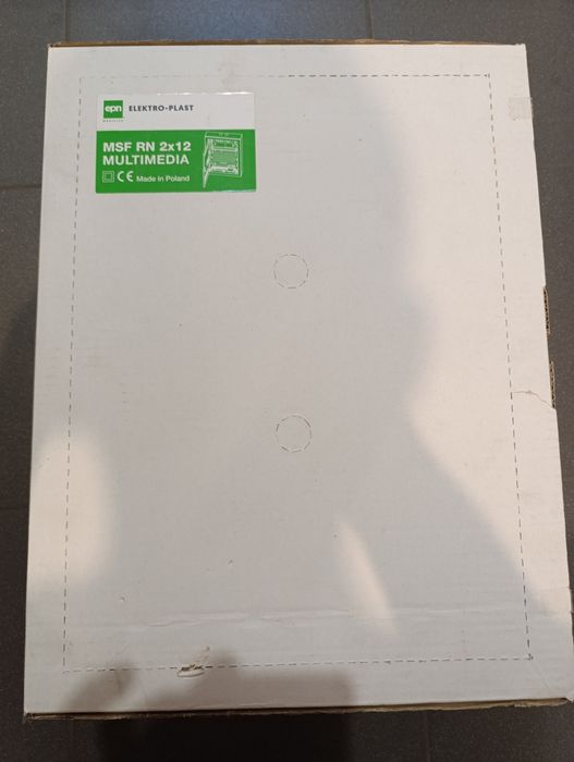 Rozdzielnica n/t MSF multimedialna RN 2x12 biała