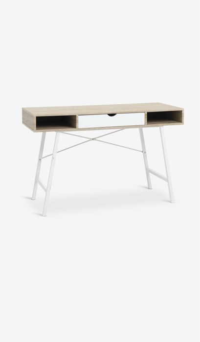 Стіл письмовий юск 48x120 дуб/білий