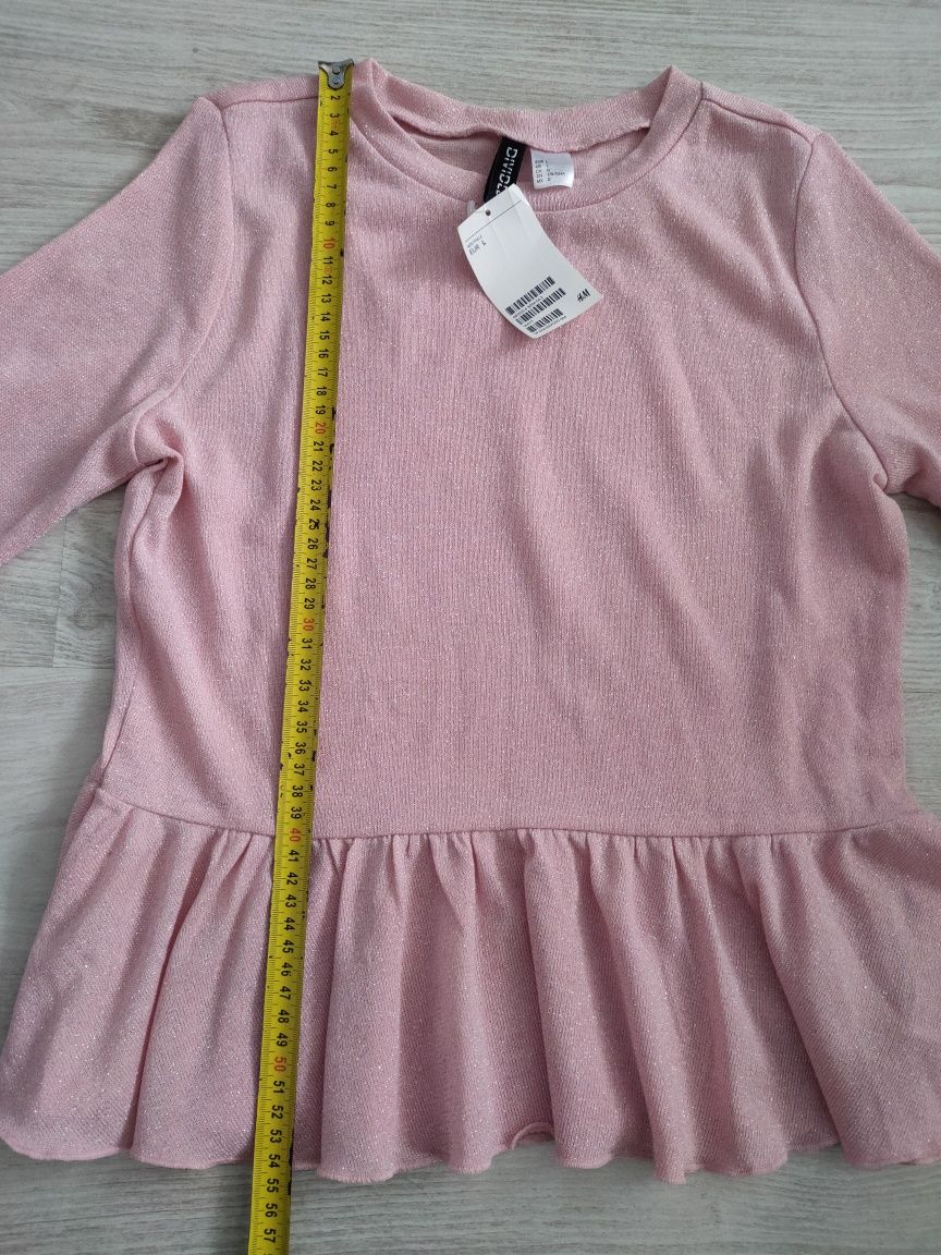 Bluzka z baskinką h&m r. L