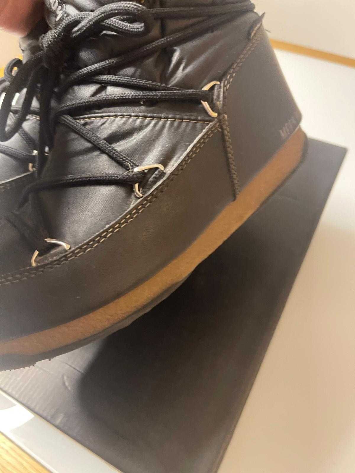 śniegowce MOON boots 38 (24cm) czarne