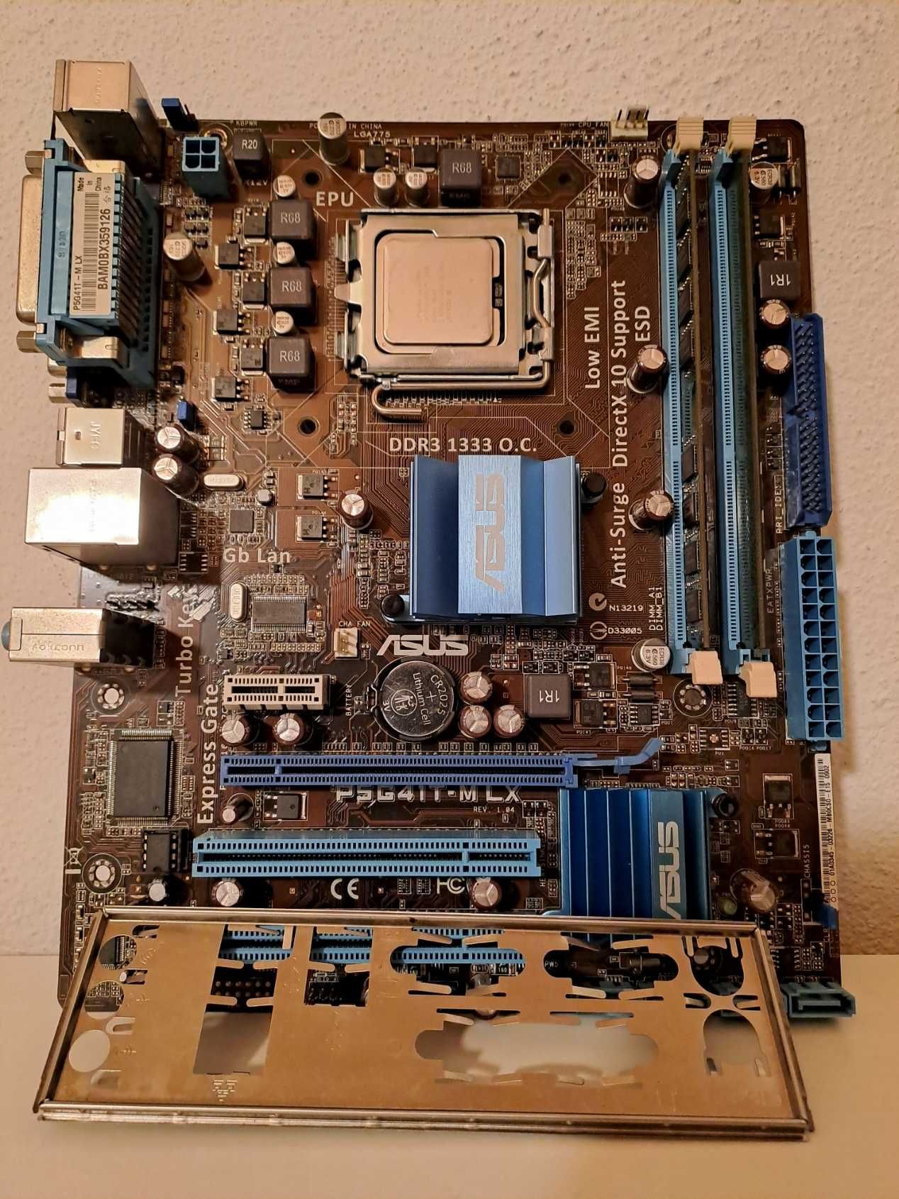 Bundle Core 2 Quad Q9550 / Board Asus P5G41T-M LX / 8GB DDR3 Kingston