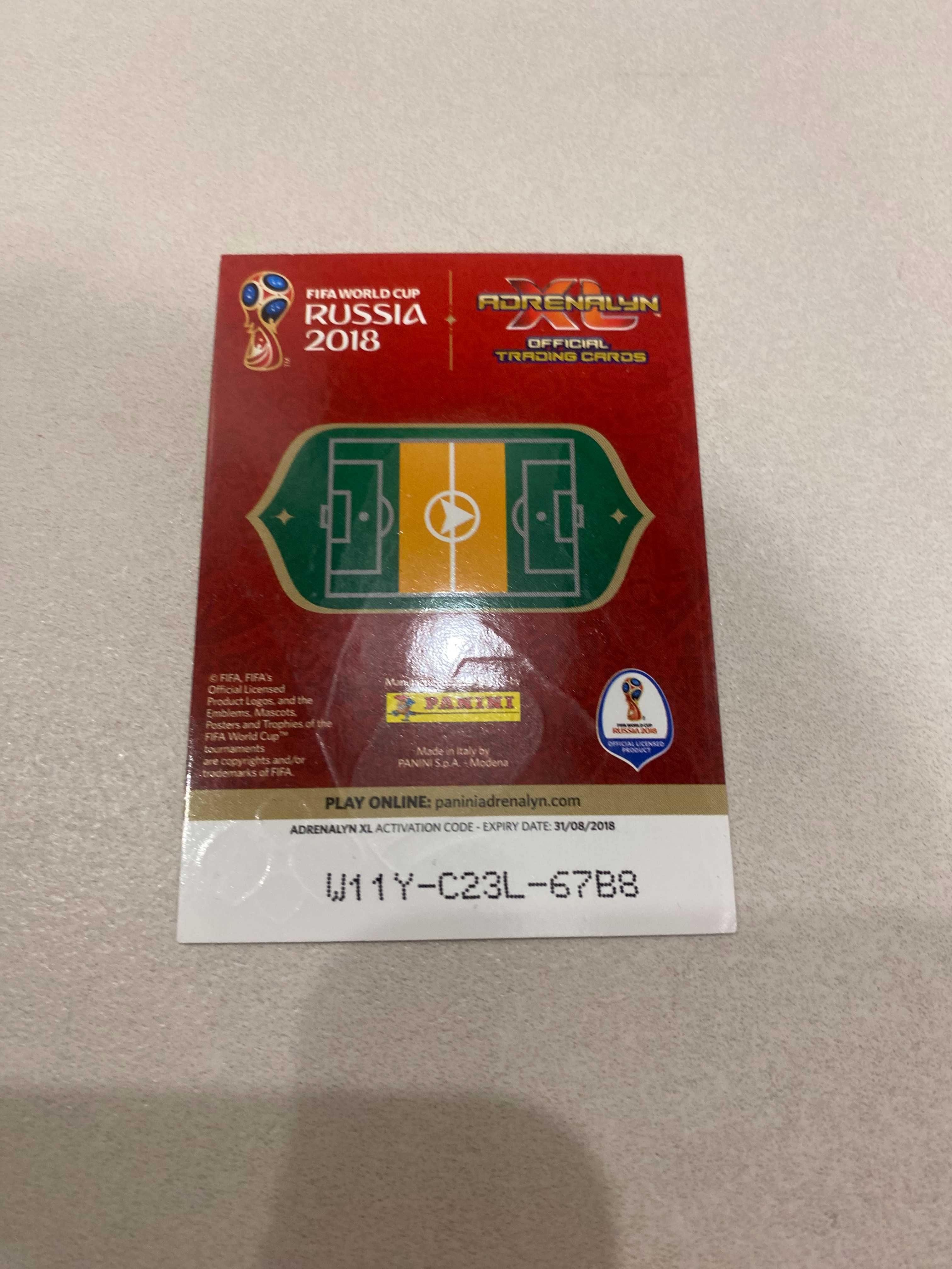 karta piłkarska Paul Pogba z 2018 adrenalyn russia