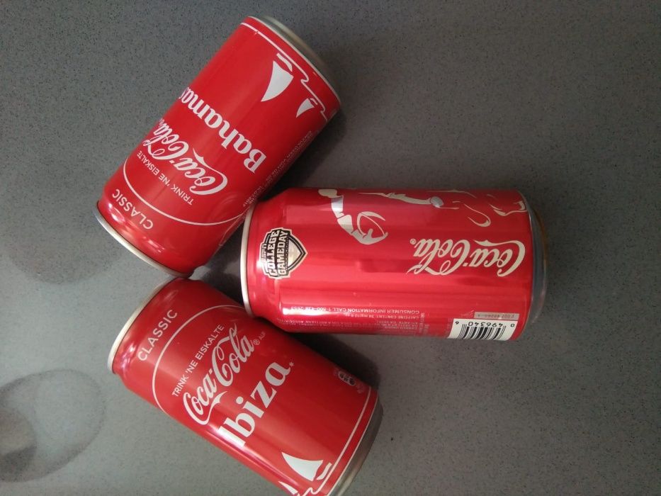 Latas Coca Cola - Importadas