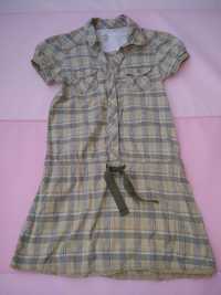 Sukienka H&M w kratkę 128-134 cm