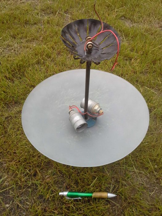 Lampa vintage na dwie żarówki
