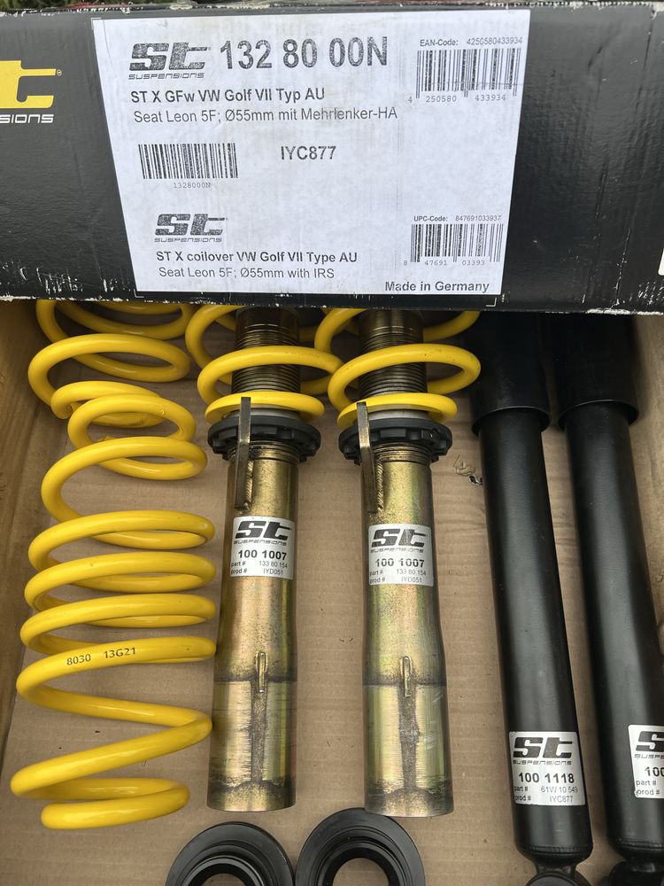 Zawieszenie gwintowane h&r golf 7, a3 8V ,leon 5F KW Bilstein b16