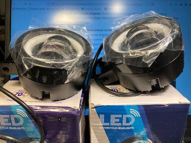 Lampy akcesoryjne, przeciwmgielne do motocykla, wodoszczelne