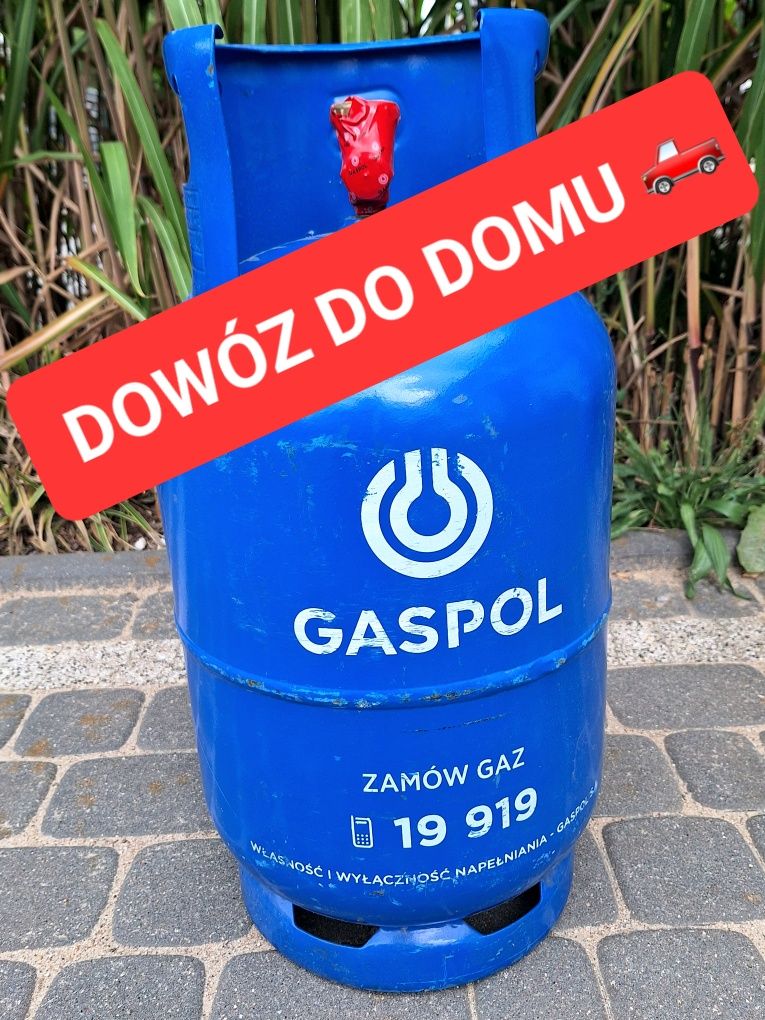 Butla gazowa 11kg tylko wymiana GASPOL. Dowóz pomorskie