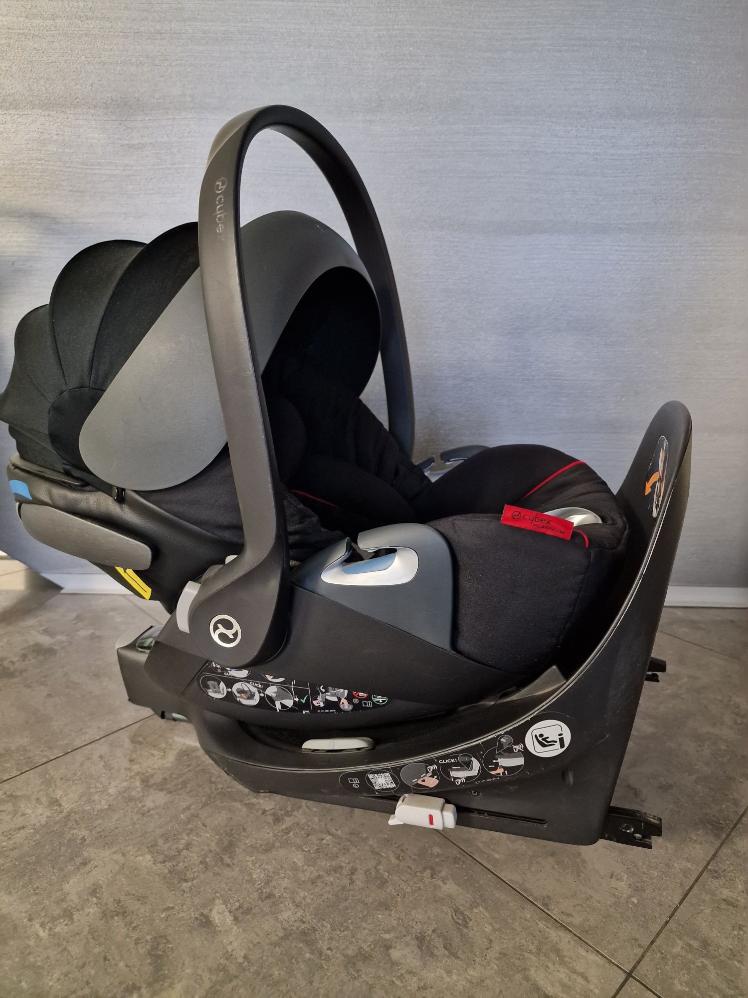 Fotelik  samochodowy CYBEX COLUD Z i size z bazą