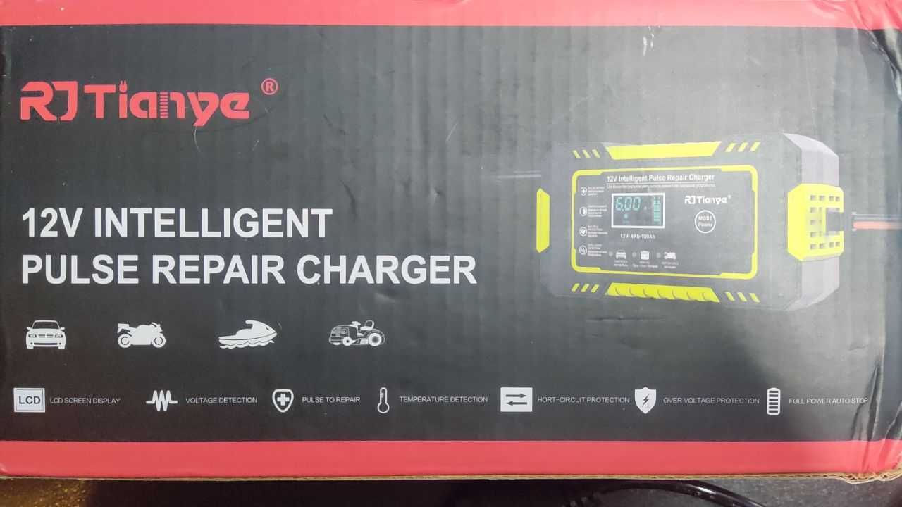 Акумуляторна імпульсна зарядка 12V/6A Intelligent Pulse Repair Charger