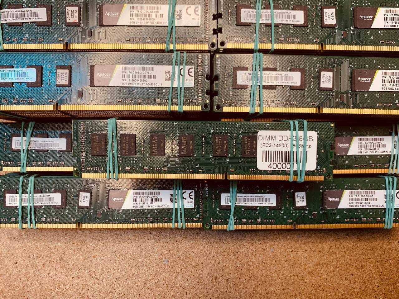 Оперативна пам'ять для ПК DDR3 8gb 1866 | PC3 - 14900 | DIMM