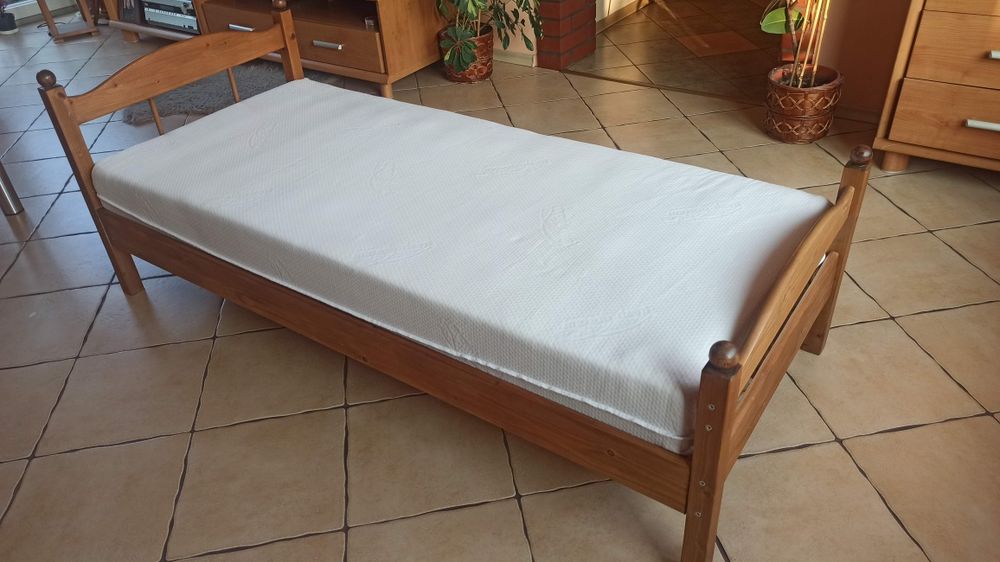 Łóżko dziecięce, lite drewno 74x169