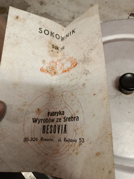 Sokownik PRL oryginalny