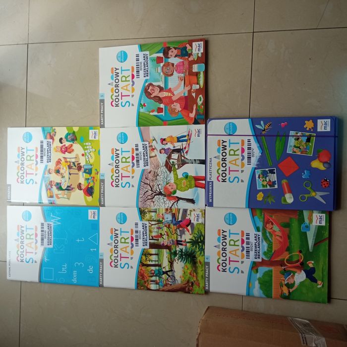 Kolorowy start z plusem MAC box komplet z wyprawką klasa 0 do zerówki