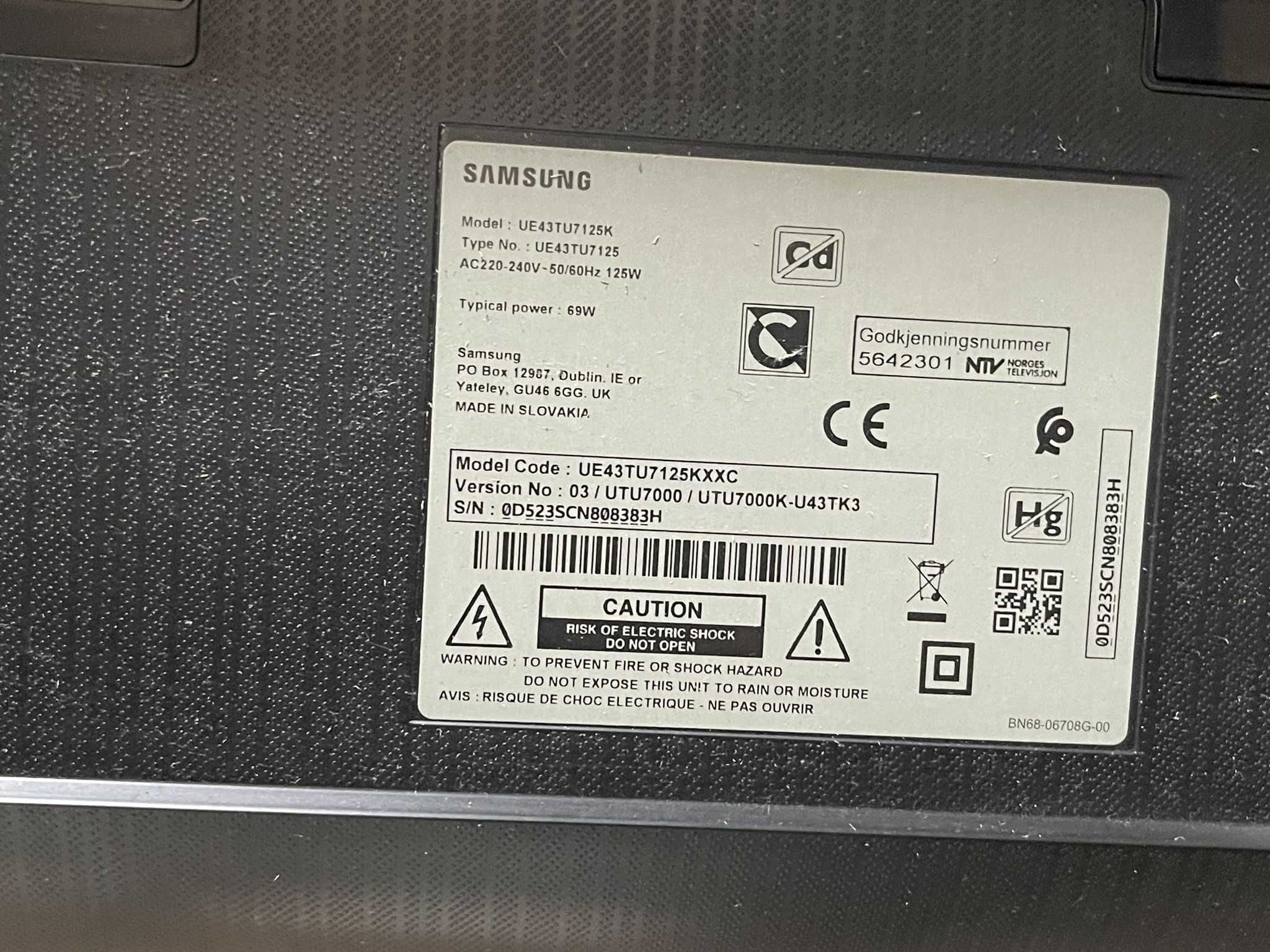 4 Televisores Samsung 43 polegadas (109cm) Ano 2020