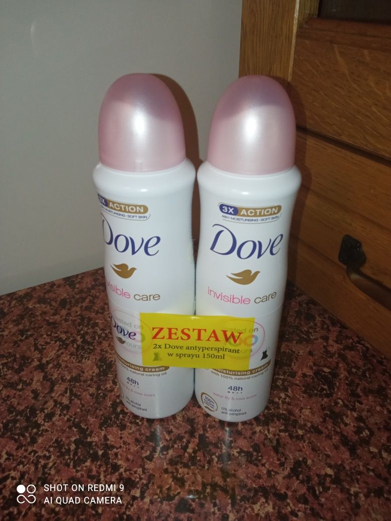 2x Dove antyperspirant w sprayu 150ml