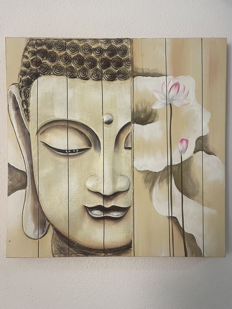 Quadro Buda Decorativo 3d