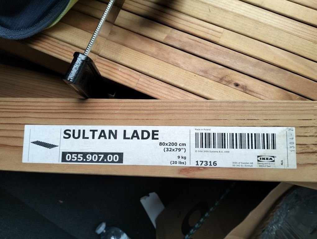 2 Estrado de ripas ikea marca sultan lade 80cmx 200cm