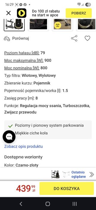 Odkurzacz Amica akman