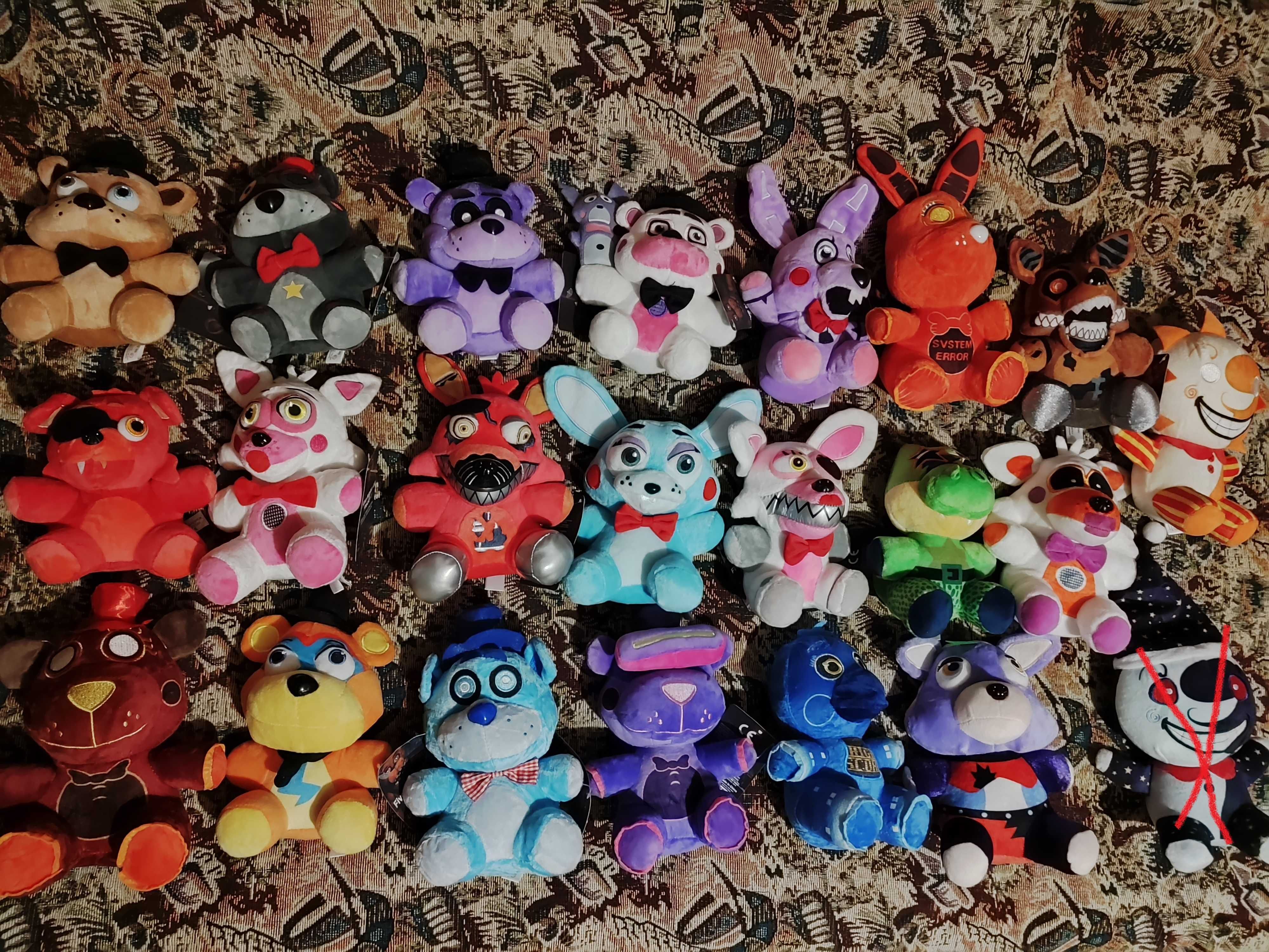 5 пять ночей с Фредди five nights at Freddys FNAF аниматроники Фокси Б